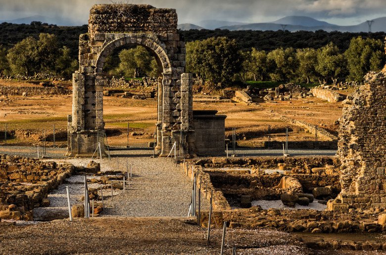 Caparra ciudad romana Extremadura Caceres